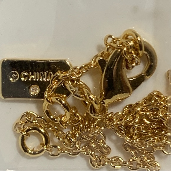 COACH Horse Carriage Crystal Necklace and Stud Earrings Set, 16" + 2" Extension - Picture 7 of 10